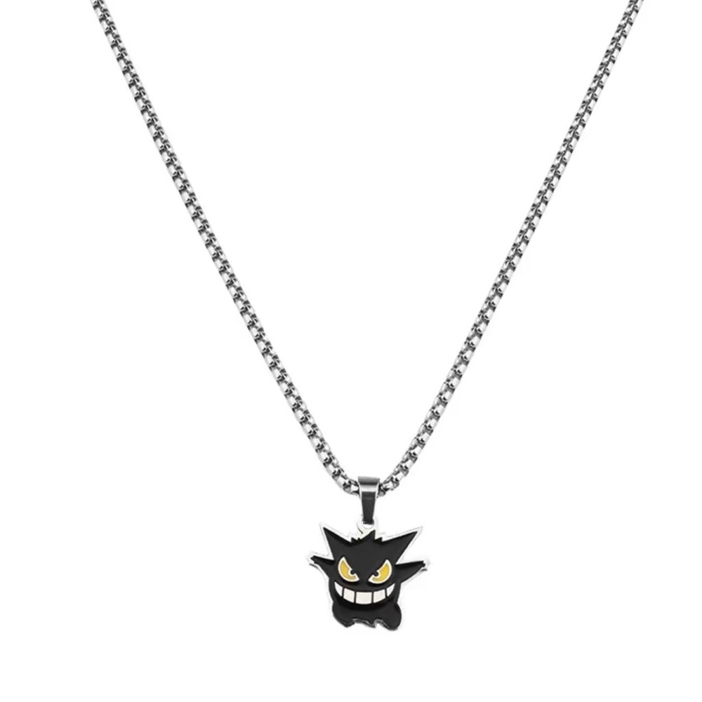 niche design Gengar street dance cute versatile necklace pendant